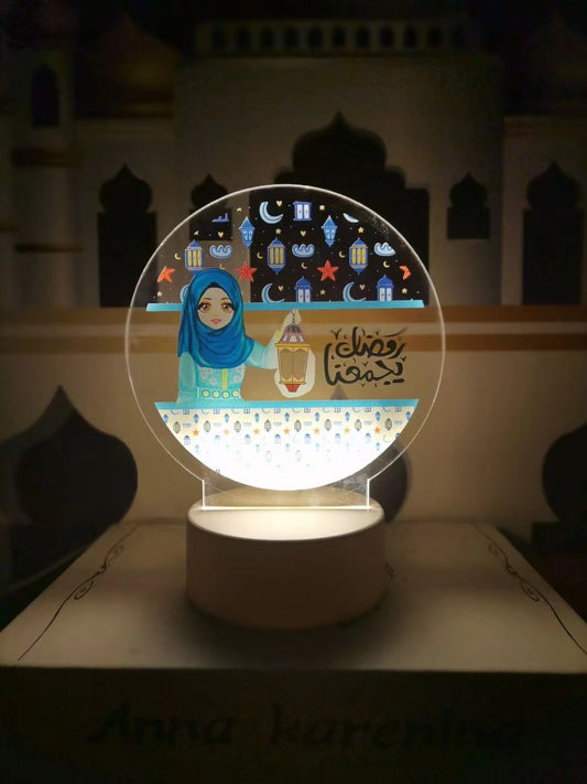 3D Ramadan Light (Girl and Boy)