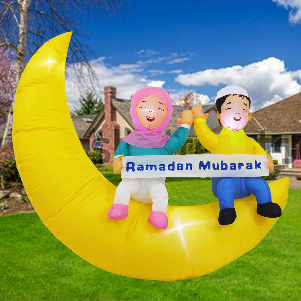 Reversable Ramadan/Eid Mubarak Kids Inflatable (Indoor/outdoor)