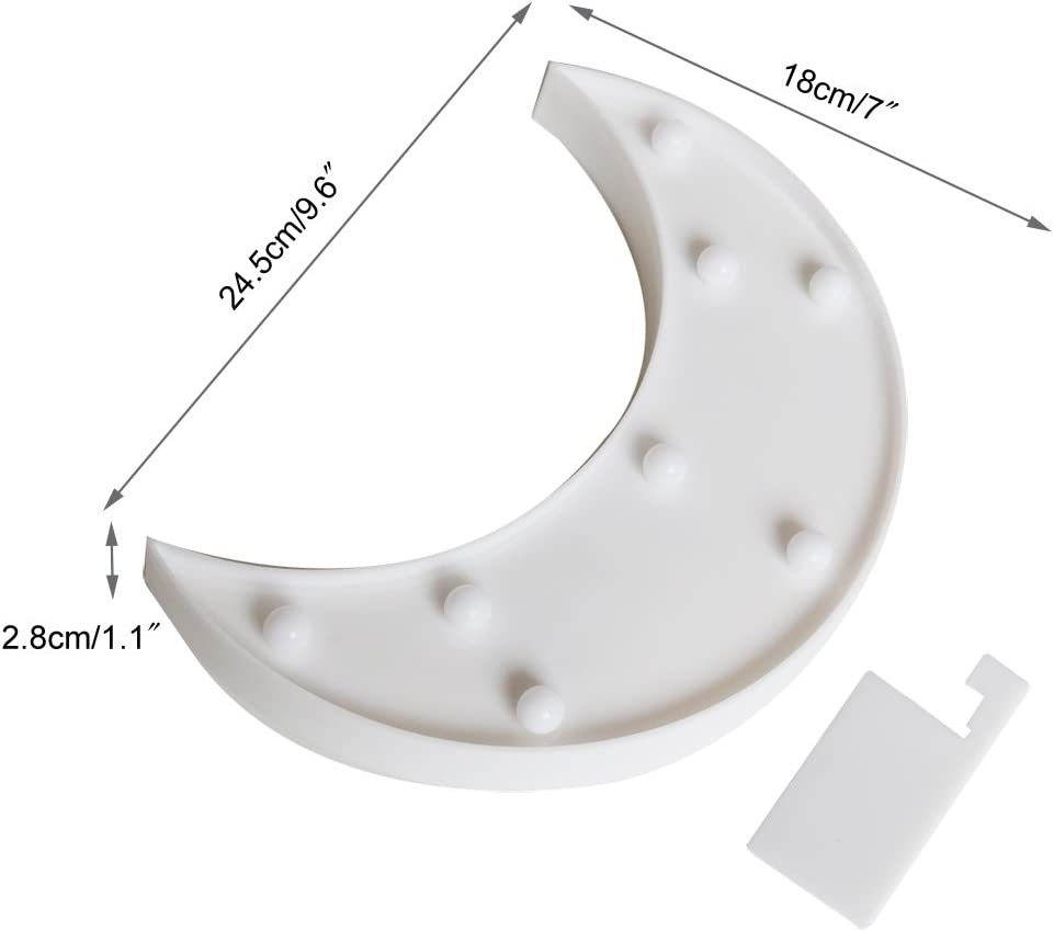 LED white Crescent light