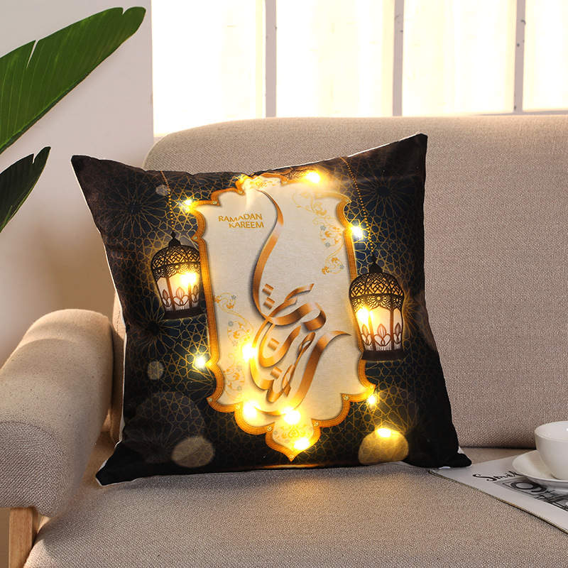 Ramadan Lighted Pillow Cases