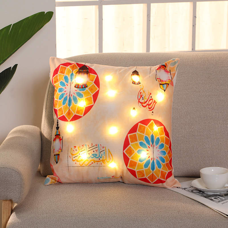 Ramadan Lighted Pillow Cases