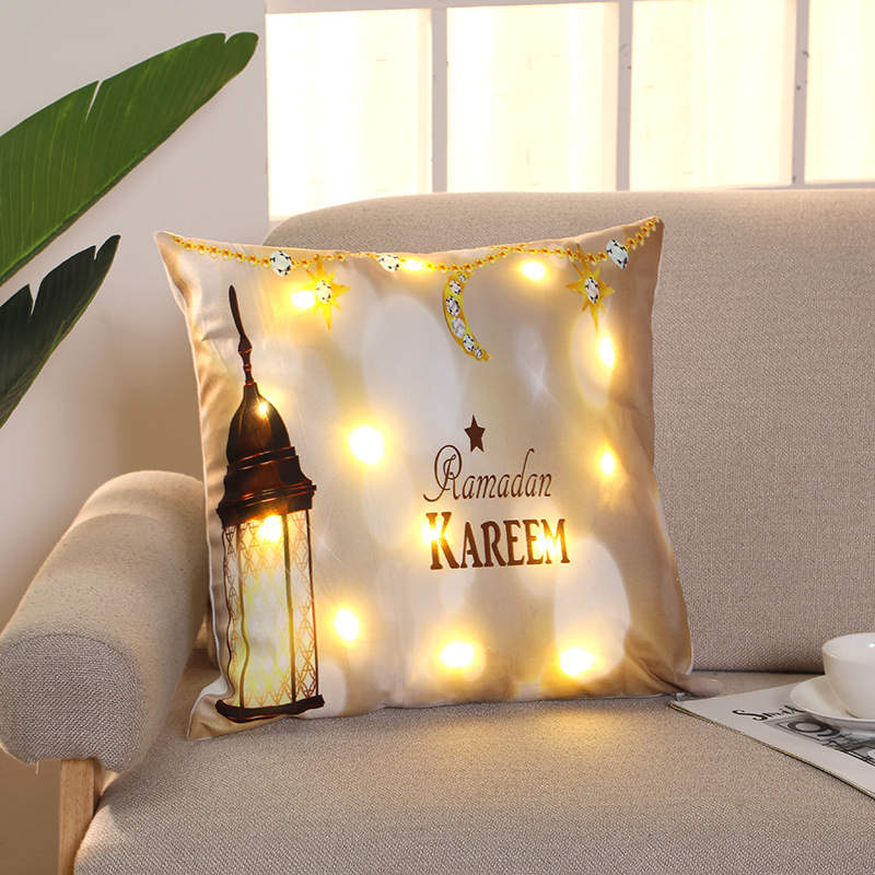 Ramadan Lighted Pillow Cases