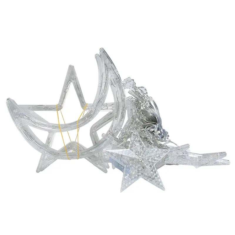 Led Curtain Crescent/Star and Star only light string