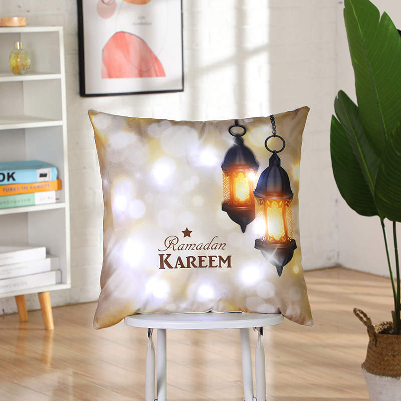 Ramadan Lighted Pillow Cases