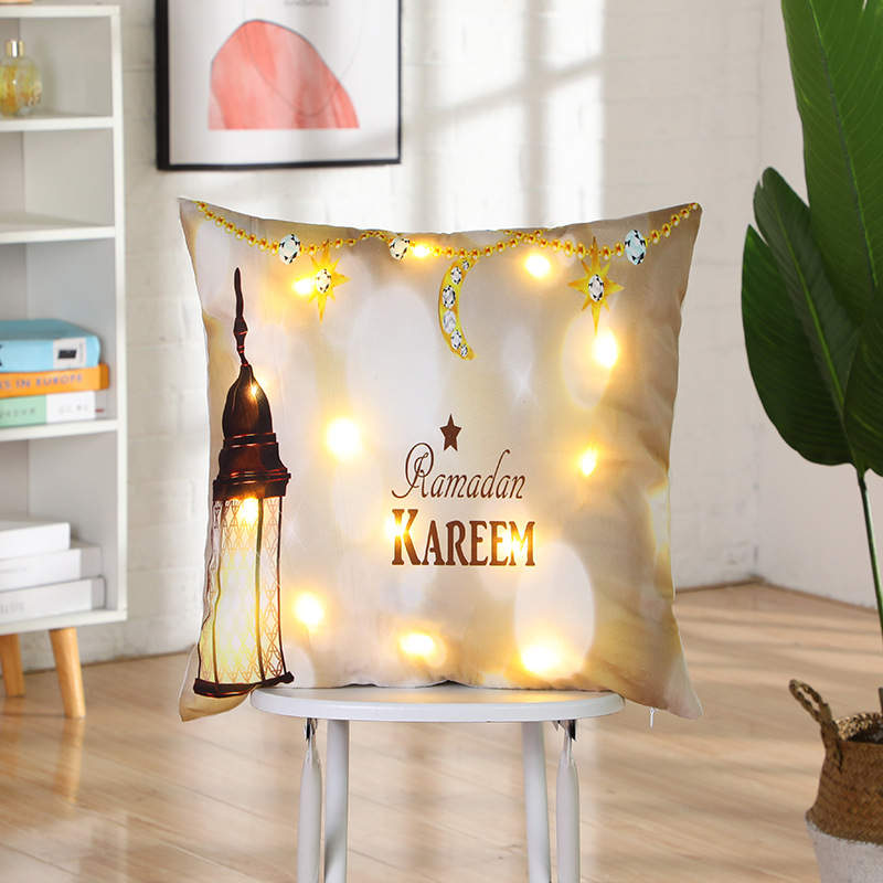 Ramadan Lighted Pillow Cases